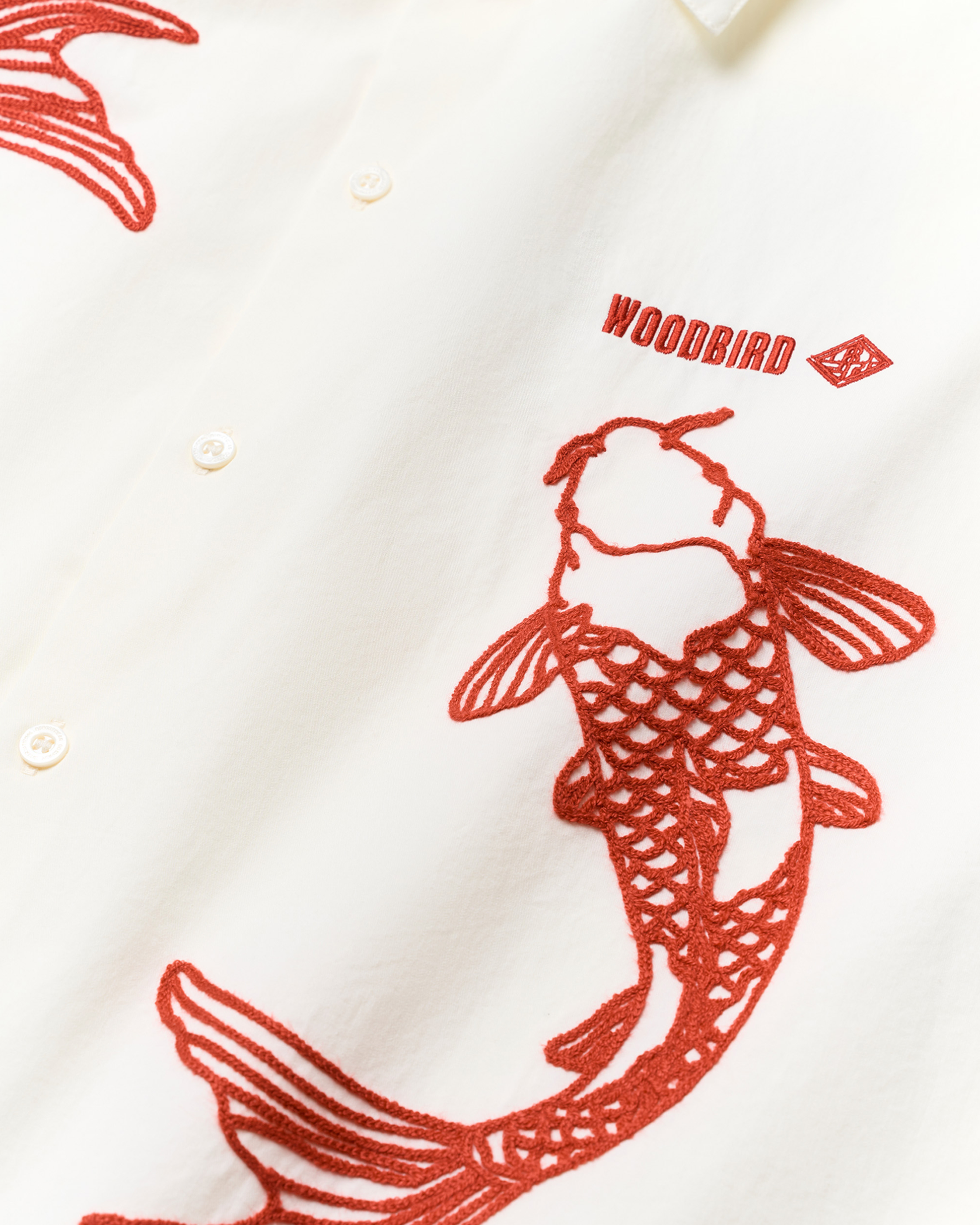 Wang Carp Shirt - Off White