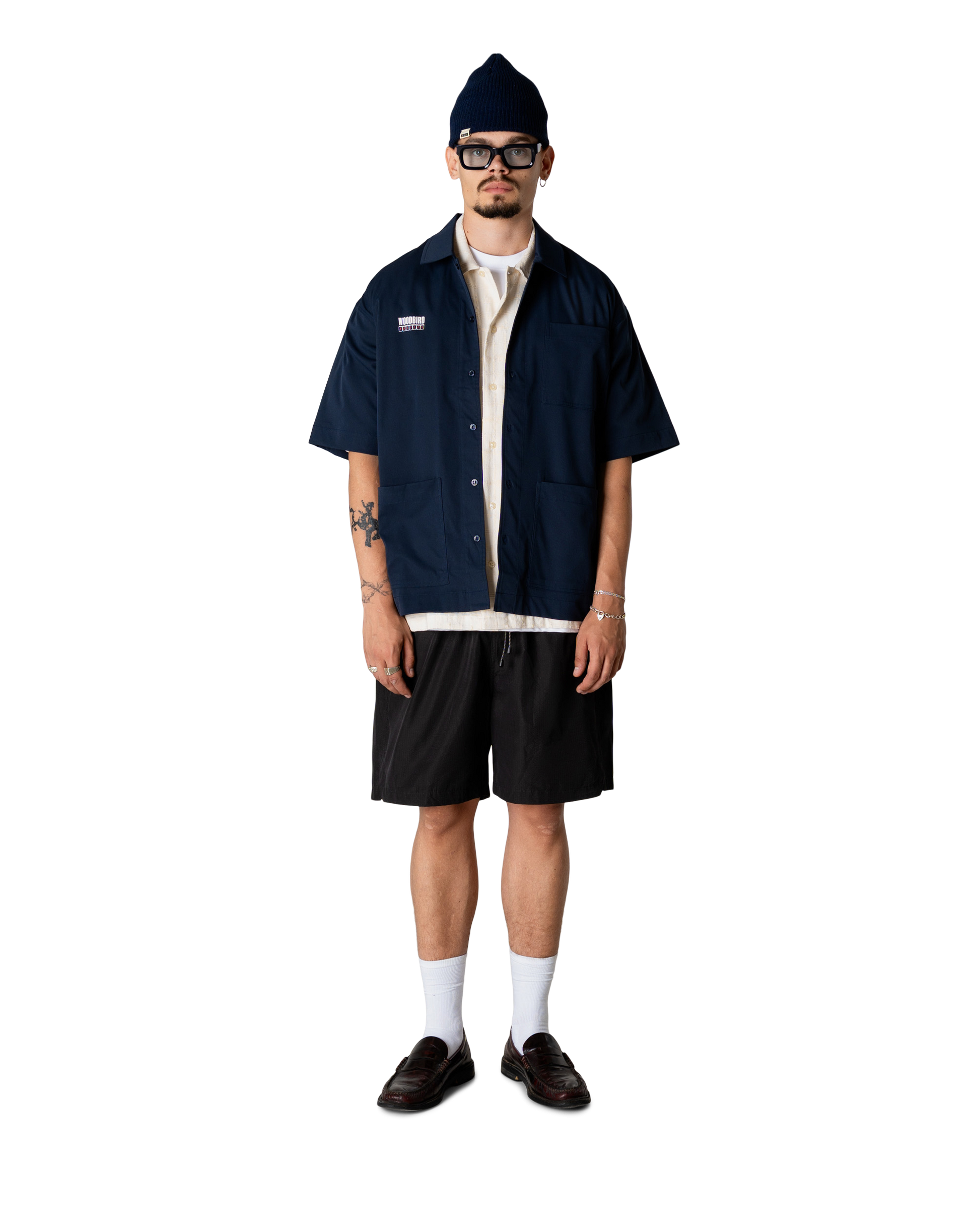 Wang Work Shirt - Dark Navy