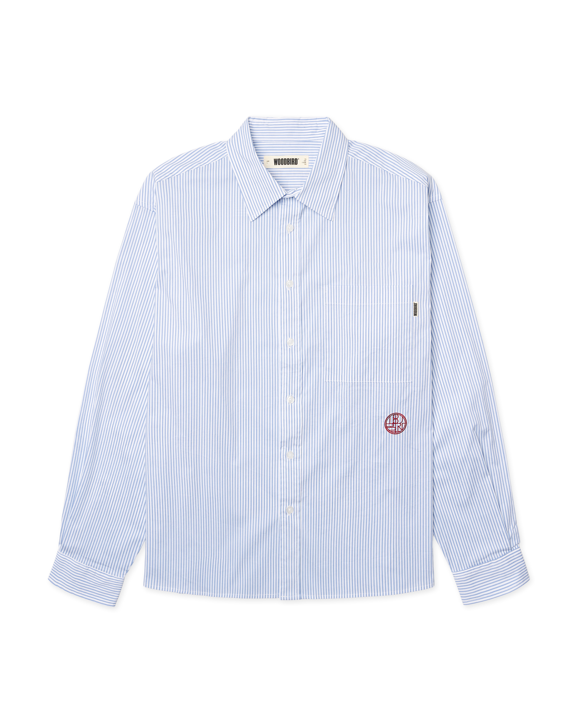 Buzo Stripe EMB Shirt - White/Blue