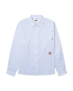 Buzo Stripe EMB Shirt - White/Blue