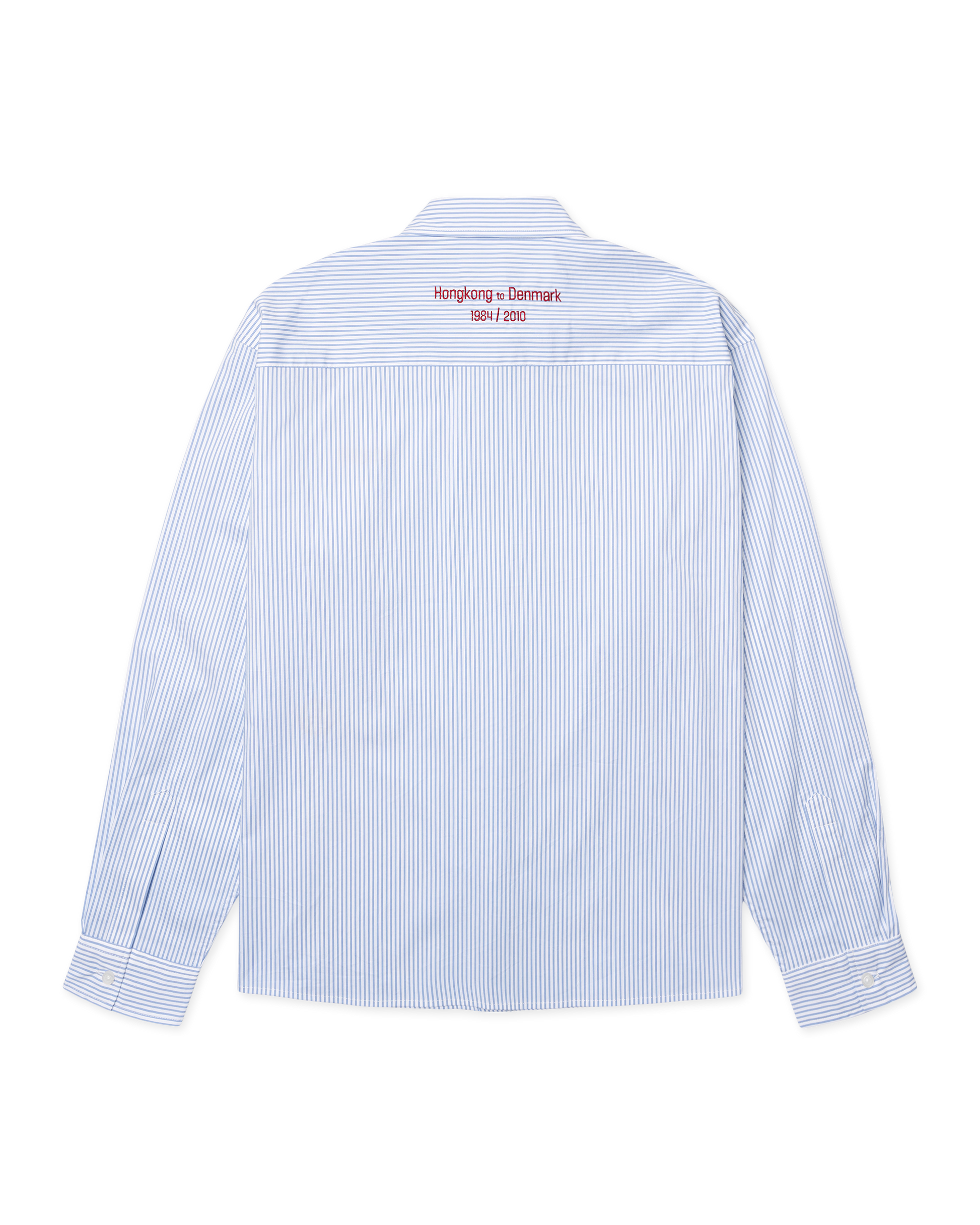 Buzo Stripe EMB Shirt - White/Blue