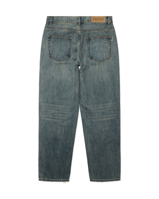 Leroy Vintage Jeans - Washed Mid Blue
