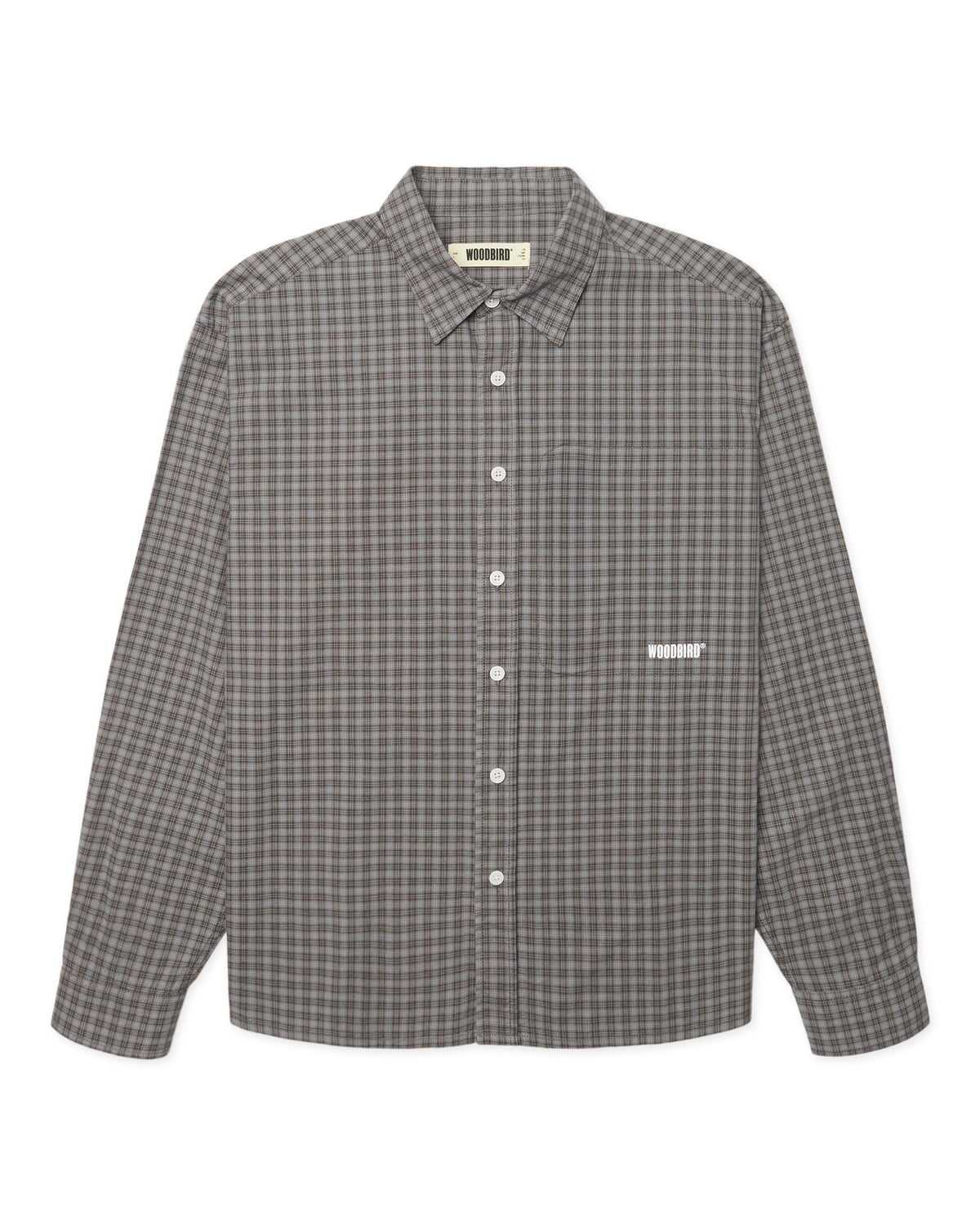 Buzo Yu Check Shirt - Grey