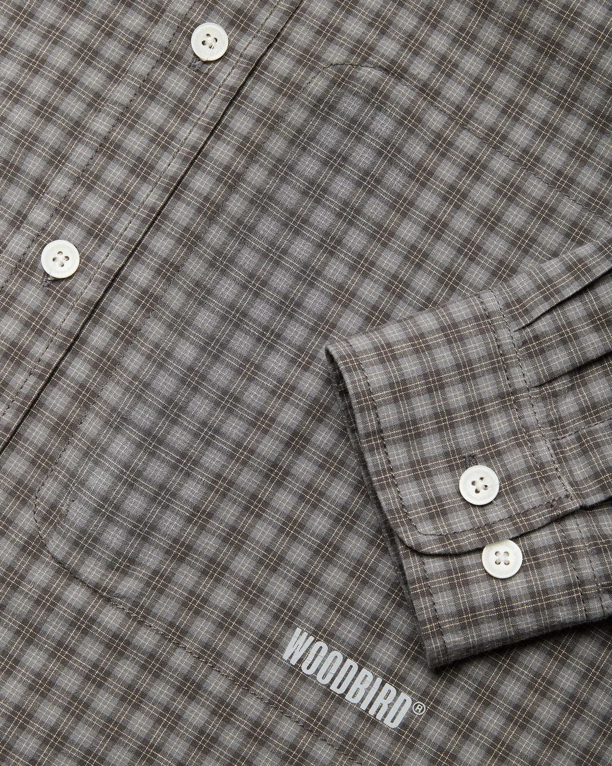 Buzo Yu Check Shirt - Grey