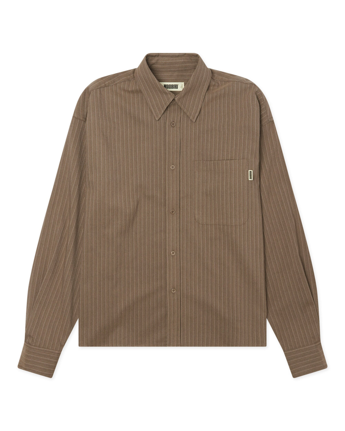 Xing HB Stripe Shirt - Dark Olive