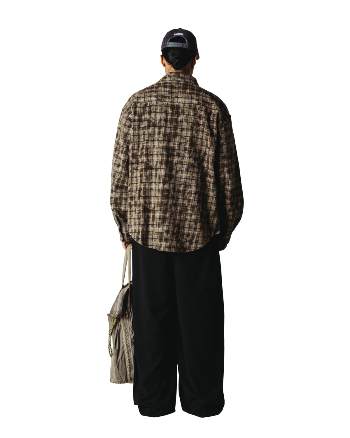 Jong Wash Check Shirt - Honey-Dark Olive
