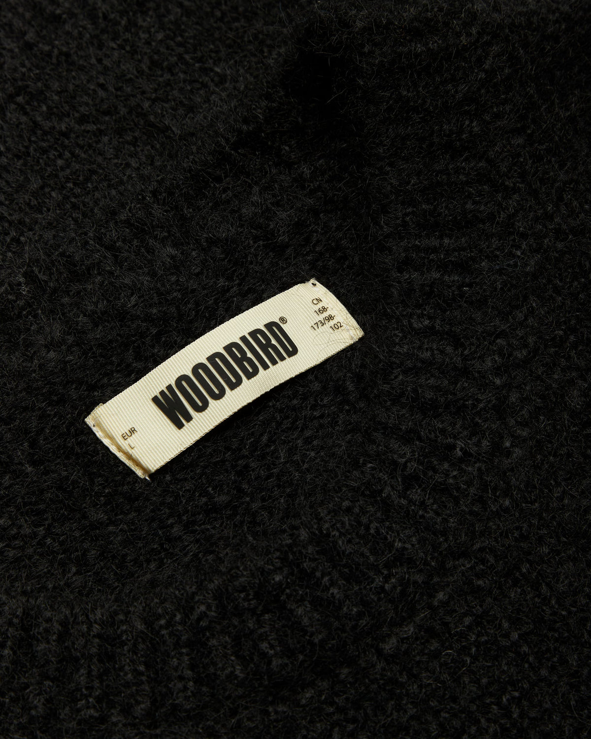 Kurt Mohairy Crew - Black