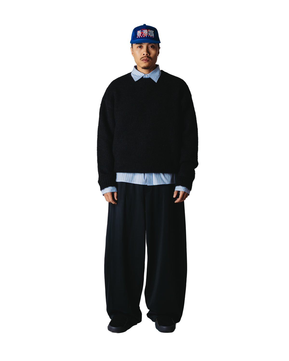 Kurt Mohairy Crew - Black