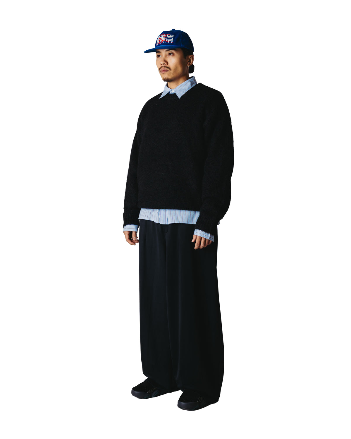 Kurt Mohairy Crew - Black