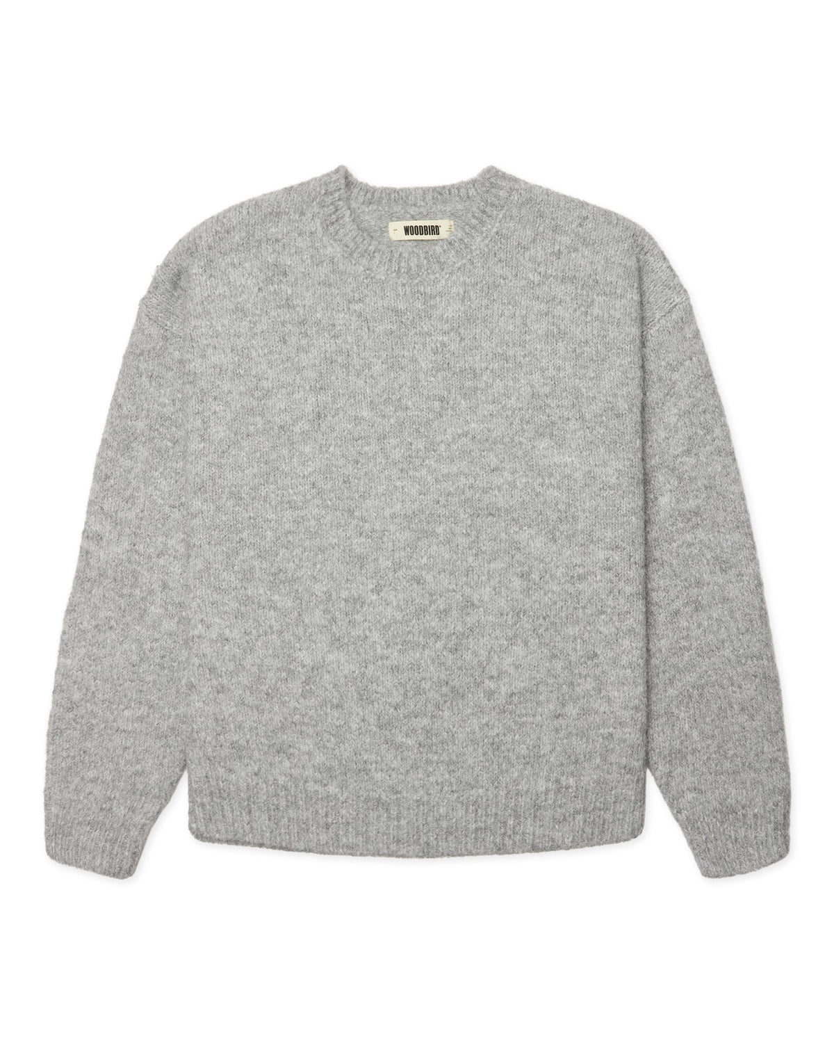 Kurt Mohairy Crew - Dark Grey Melange