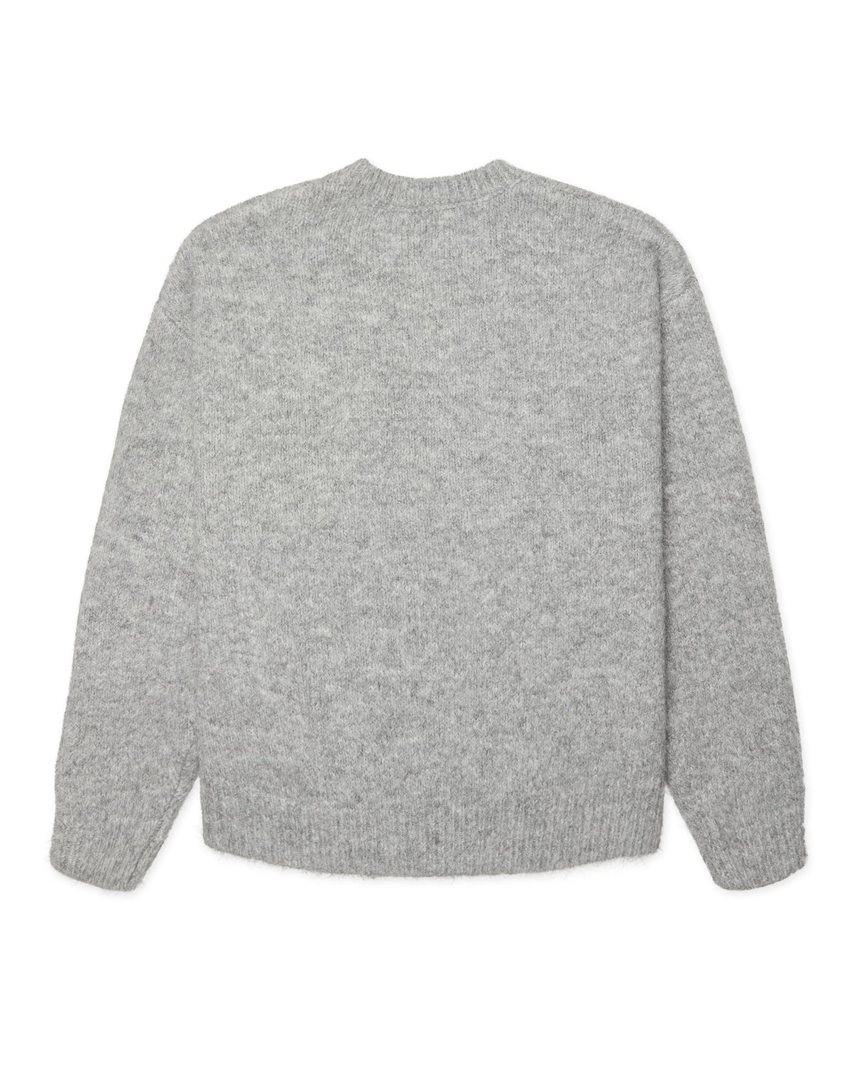 Kurt Mohairy Crew - Dark Grey Melange