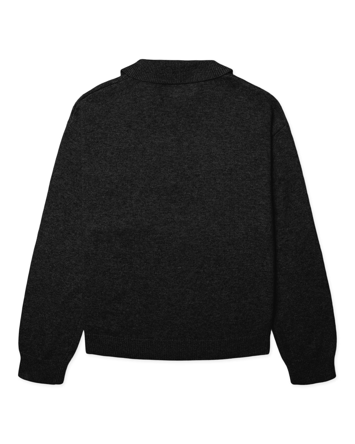 Kang 1/2 Zip Polo - Black