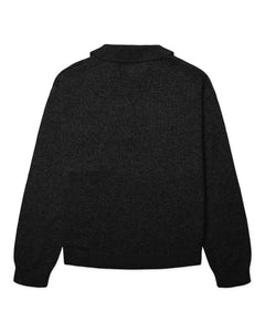 Kang 1/2 Zip Polo - Black