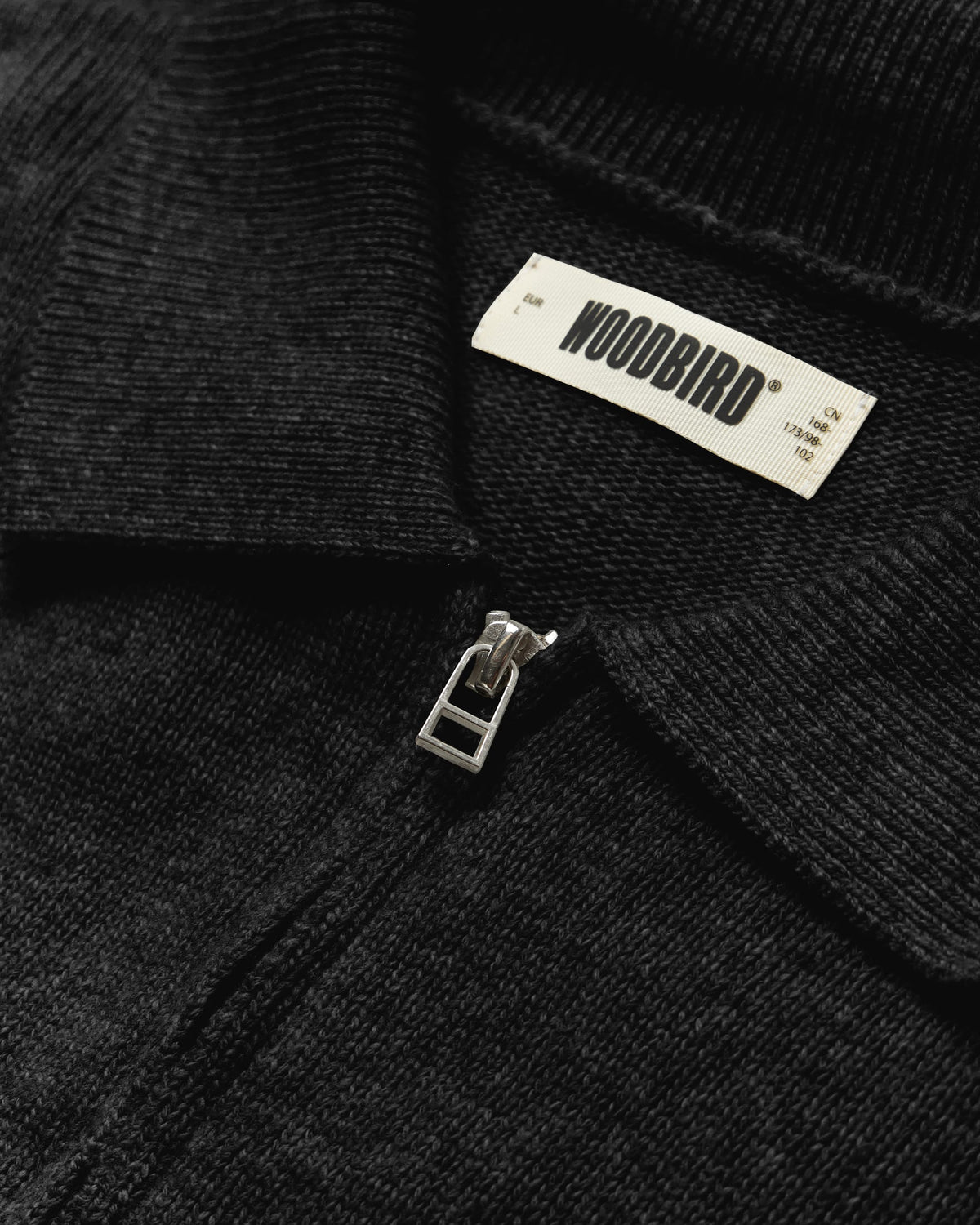 Kang 1/2 Zip Polo - Black