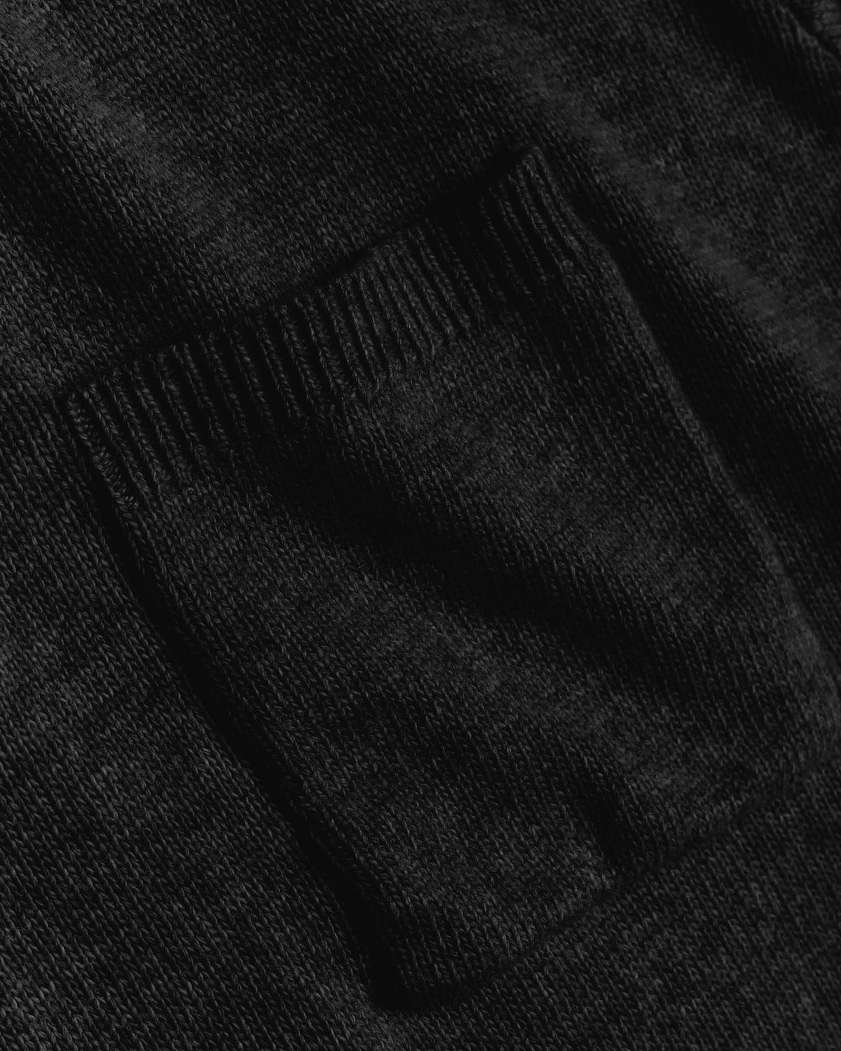 Kang 1/2 Zip Polo - Black
