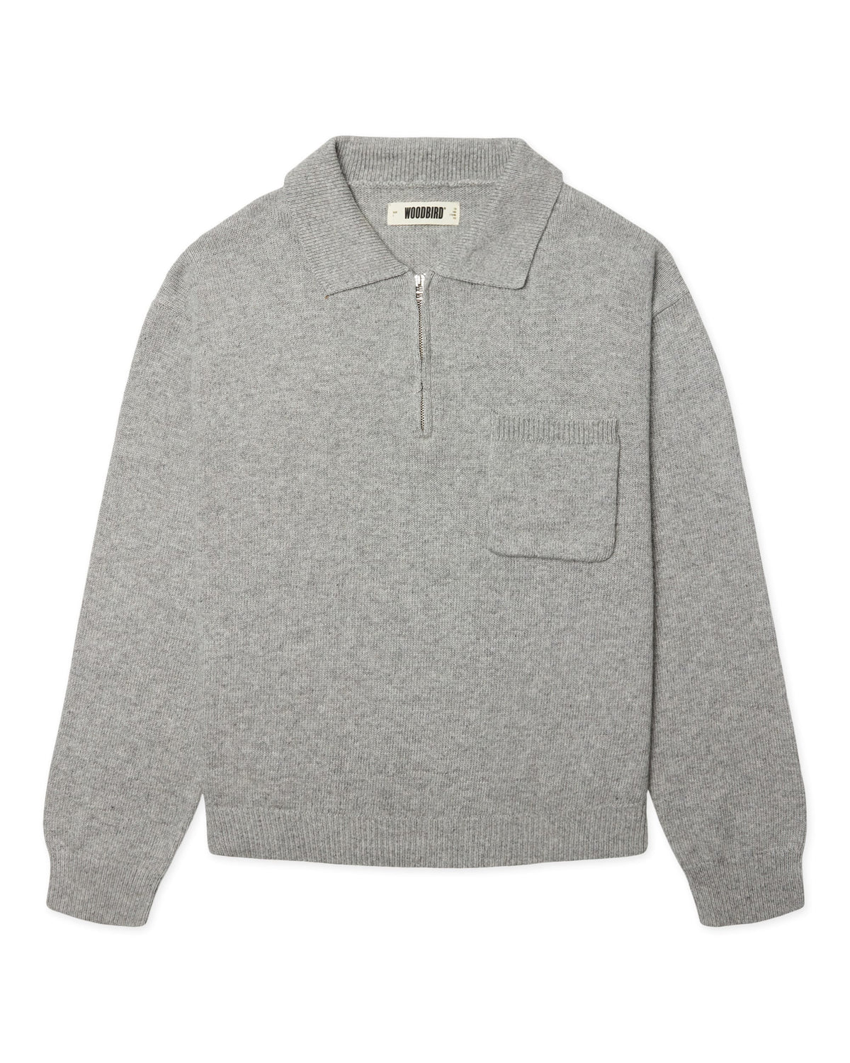 Kang 1/2 Zip Polo - Grey