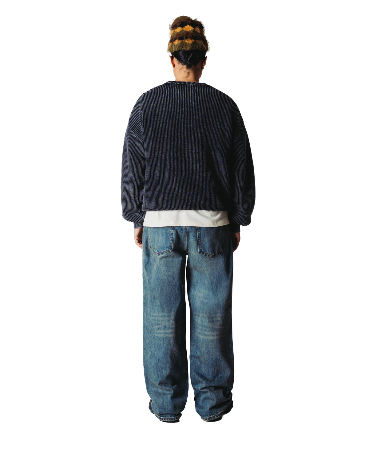 Sake Washed Crew - Washed Black