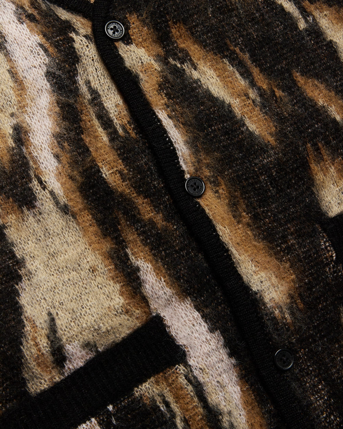Oni Multi Cardigan - Sand-Black