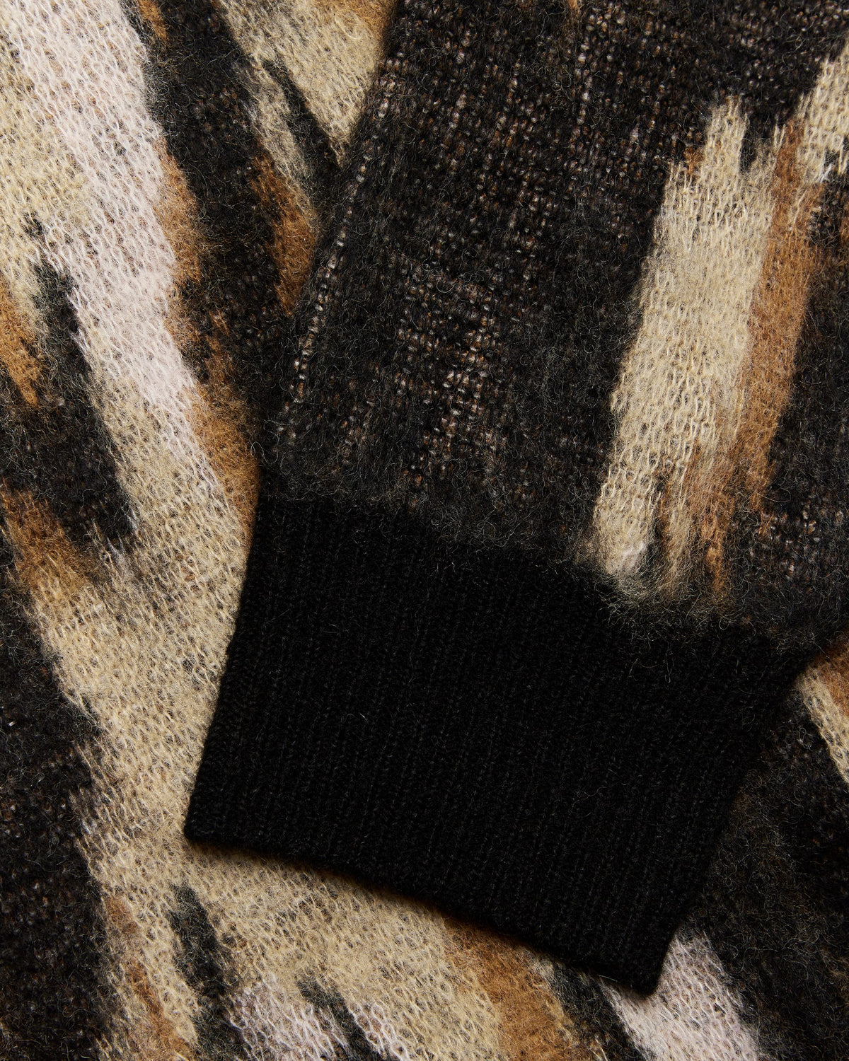 Oni Multi Cardigan - Sand-Black
