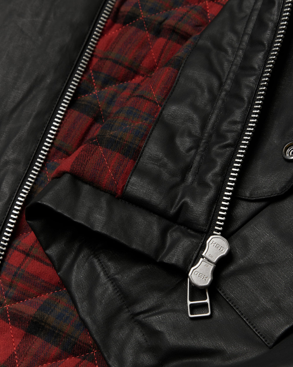 Ping Waxed Short Jacket - Black