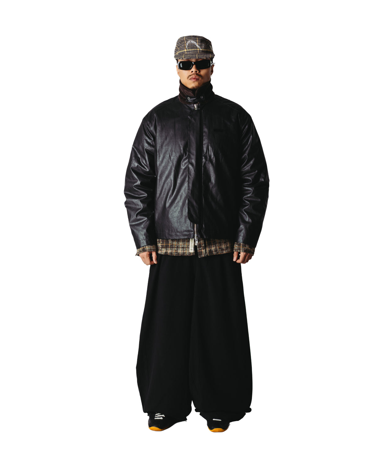 Ping Waxed Short Jacket - Black
