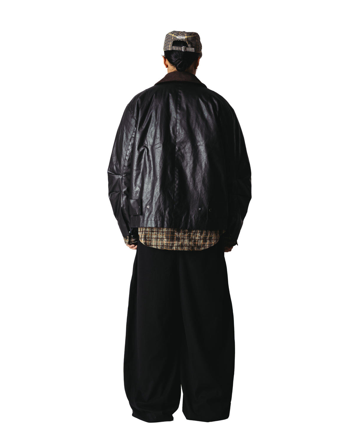 Ping Waxed Short Jacket - Black