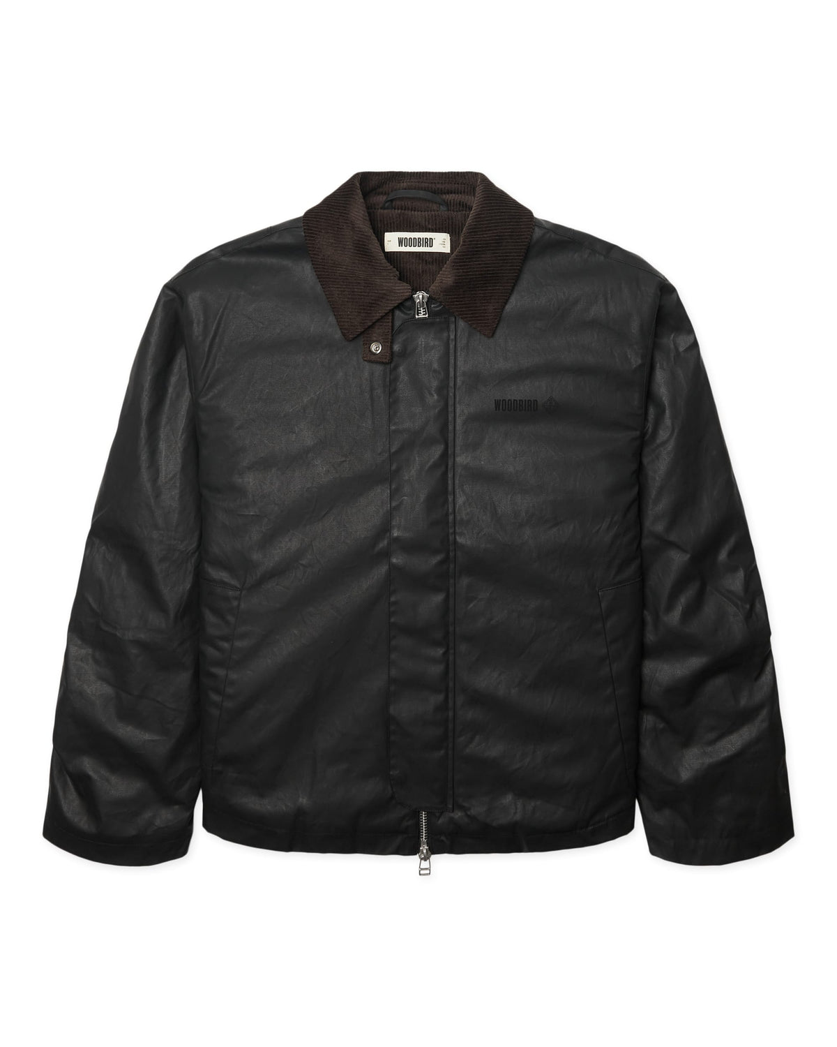 Ping Waxed Short Jacket - Black