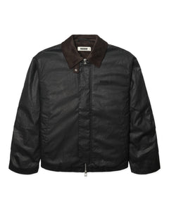 Ping Waxed Short Jacket - Black