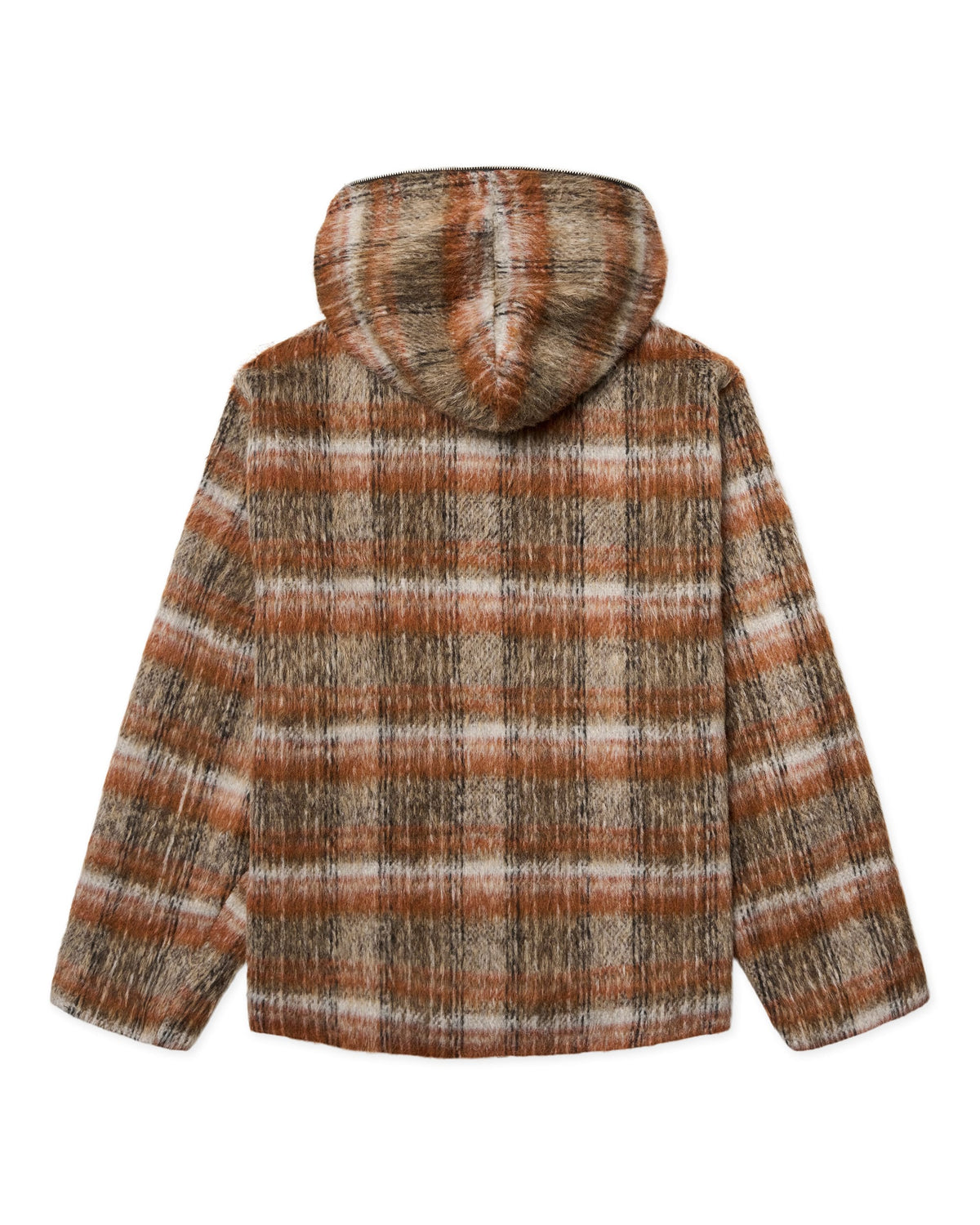 Sheng Zip Hoodie Jacket - Burnt Red-Sand