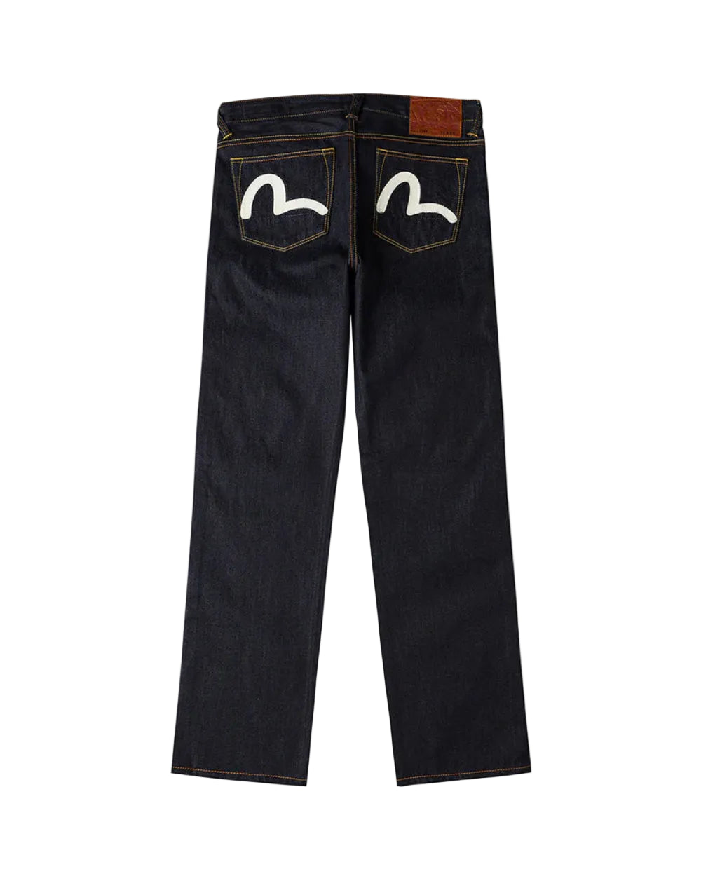 White Seagull Printed Pocket Jeans - Raw Indigo