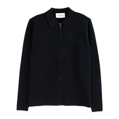 Colby knitted full zip - Black