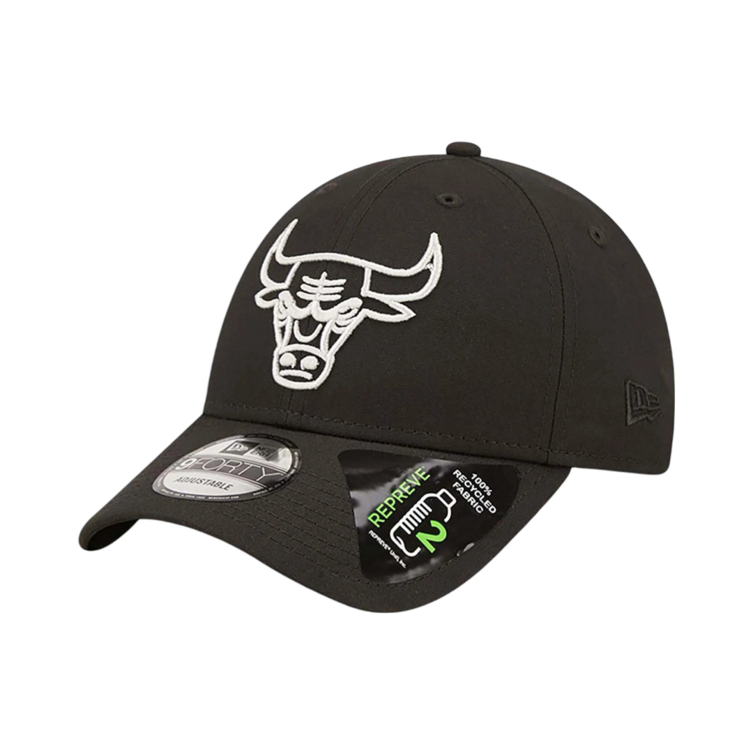 9Forty Repreve Monochrom - Chicago Bulls Black/Black