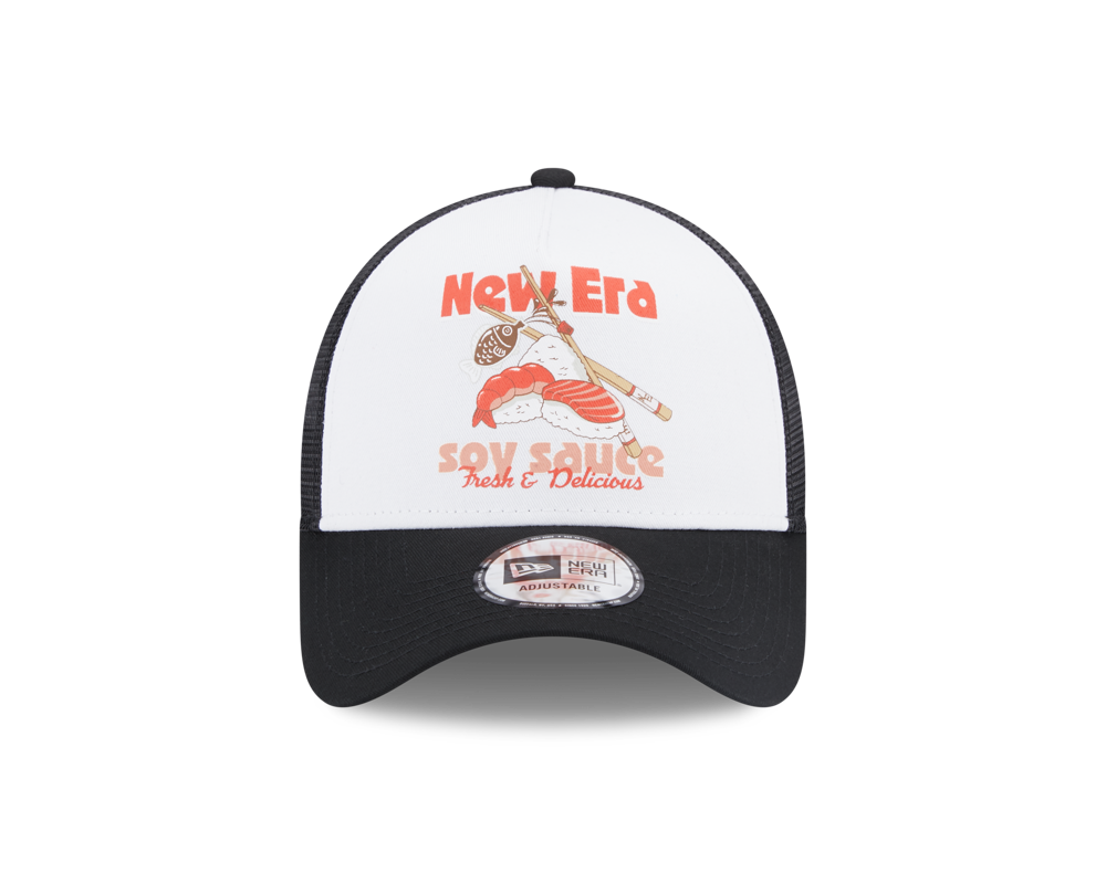 9Forty Af Trucker Food Newera - White/Blue Azure