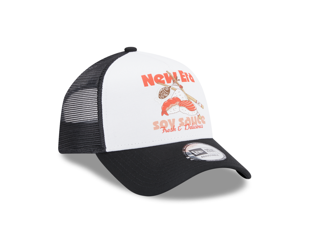 9Forty Af Trucker Food Newera - White/Blue Azure
