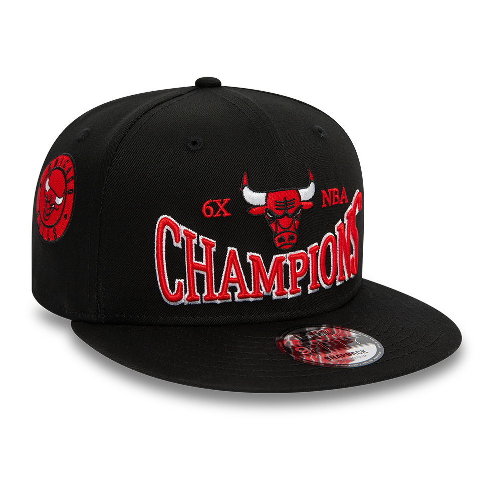 9Fifty Champions Patch - Chicago Bulls Black/Red