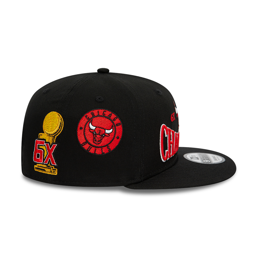 9Fifty Champions Patch - Chicago Bulls Black/Red