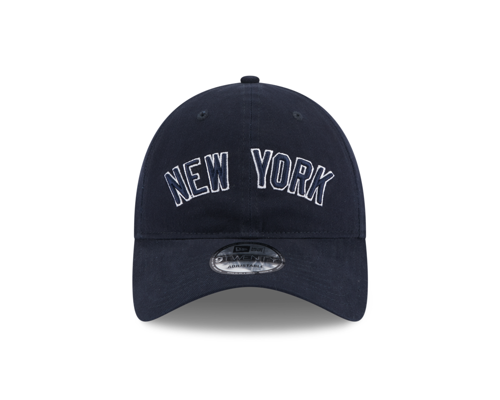 9Twenty Team Script - New York Yankees Navy/White