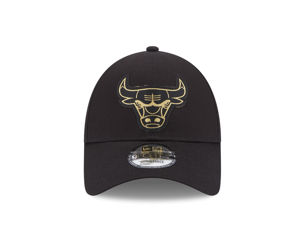 9Forty Metallic Badge - Chicago Bulls Black/Metallic Gold