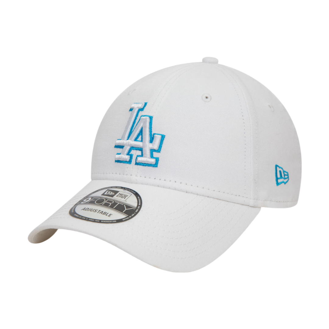 9Forty Team Outline - White/Sun Wash Blue