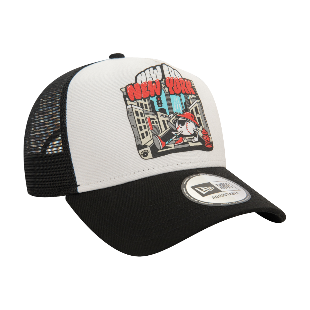 9Forty Aframe Trucker Graphic Print - Black