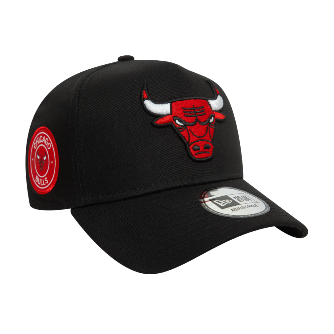 9Forty Aframe Patch - Chicago Bulls Black