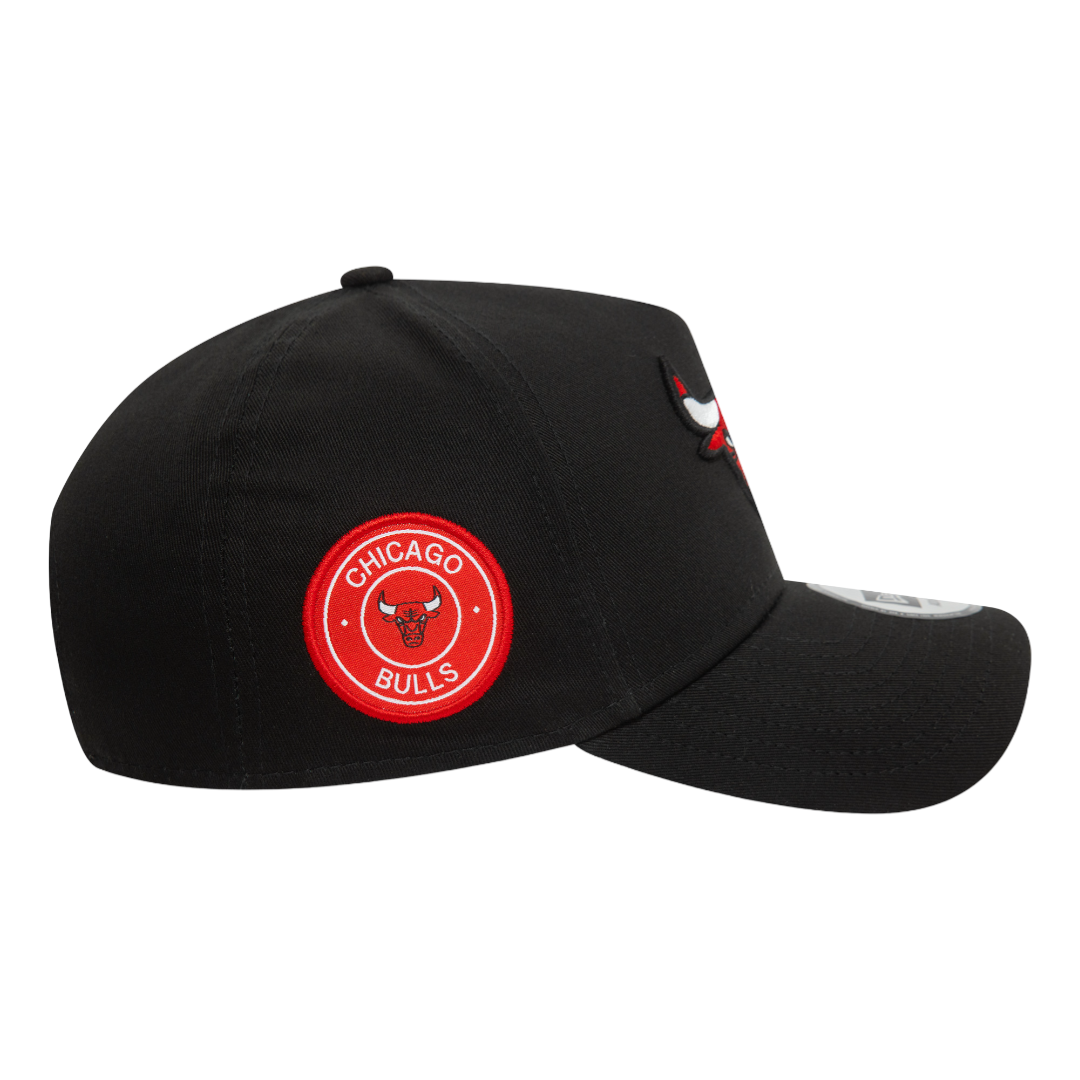9Forty Aframe Patch - Chicago Bulls Black