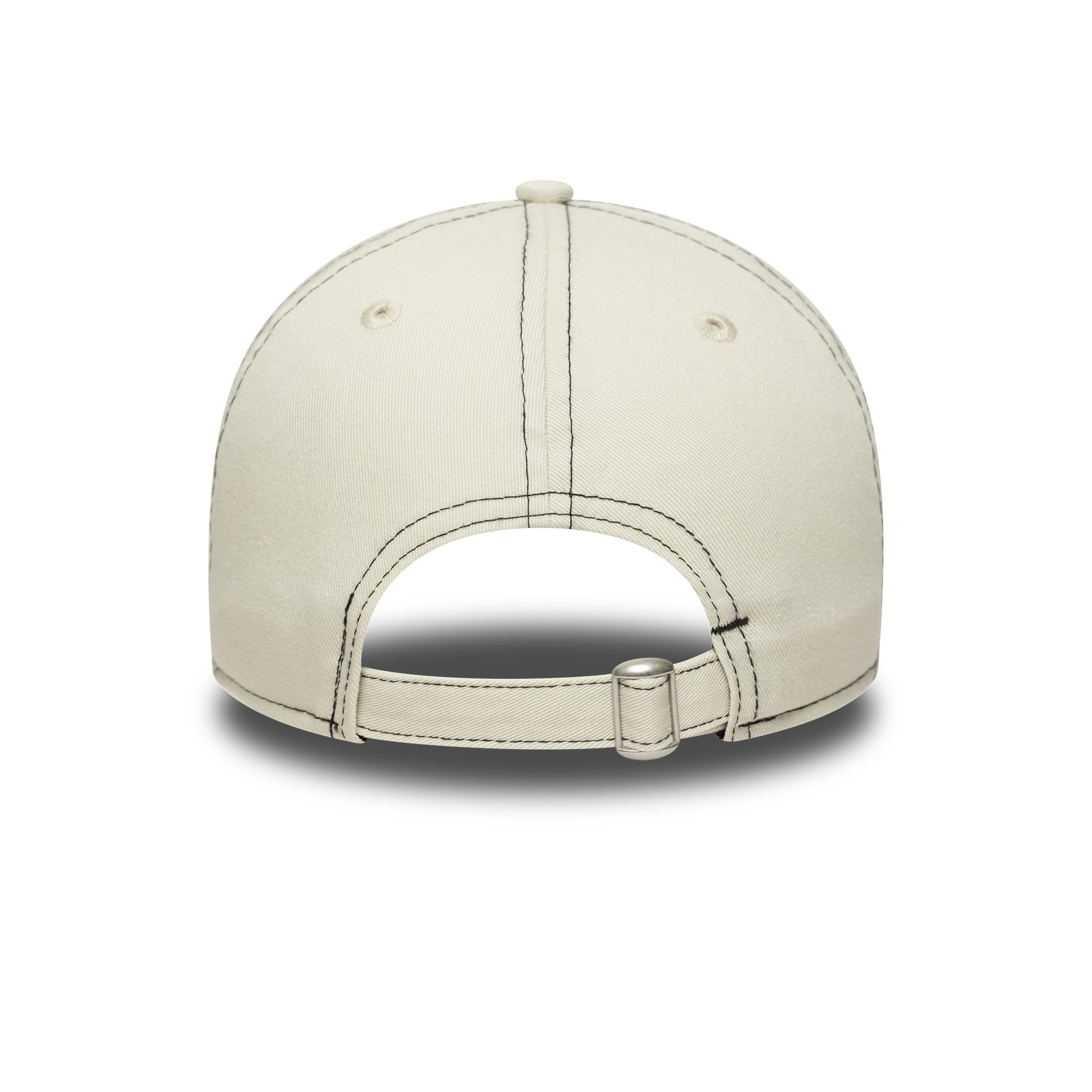 9Twenty Contrast Stitch New Era Branded - Ivory/Black