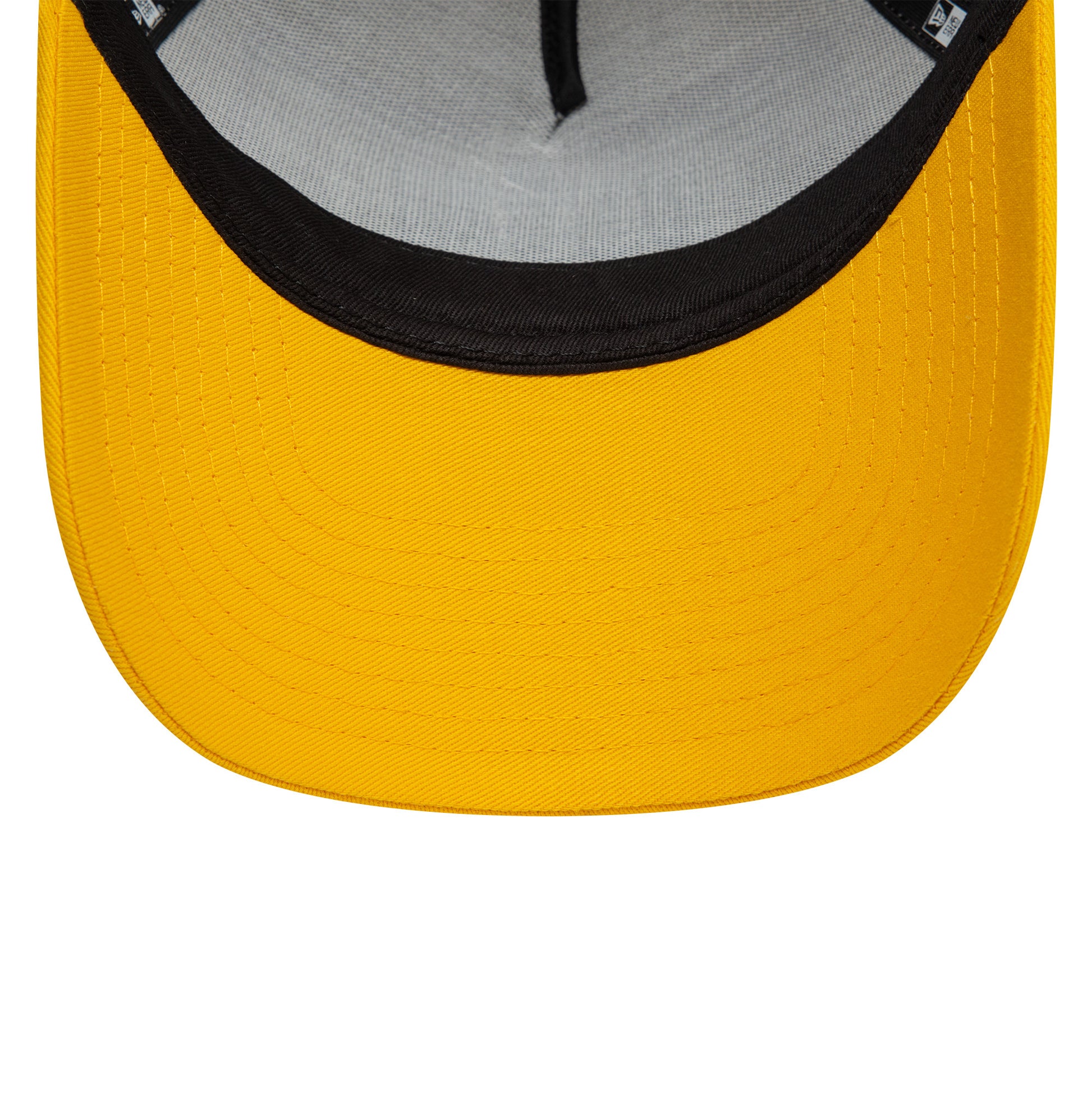9Forty Trucker License Plate New Era Branded - Stone/Grilled Yellow