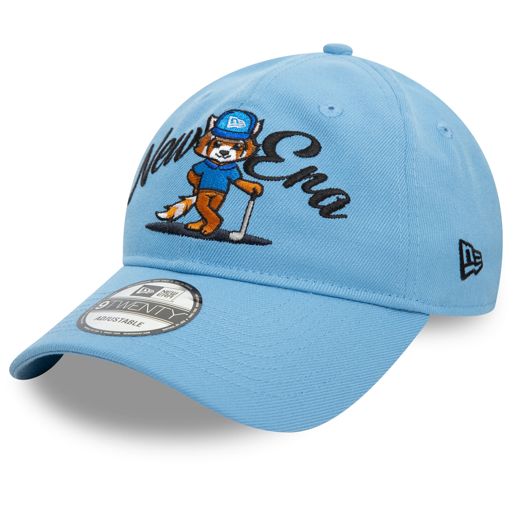 9Twenty Panda New Era Branded - Sky Blue