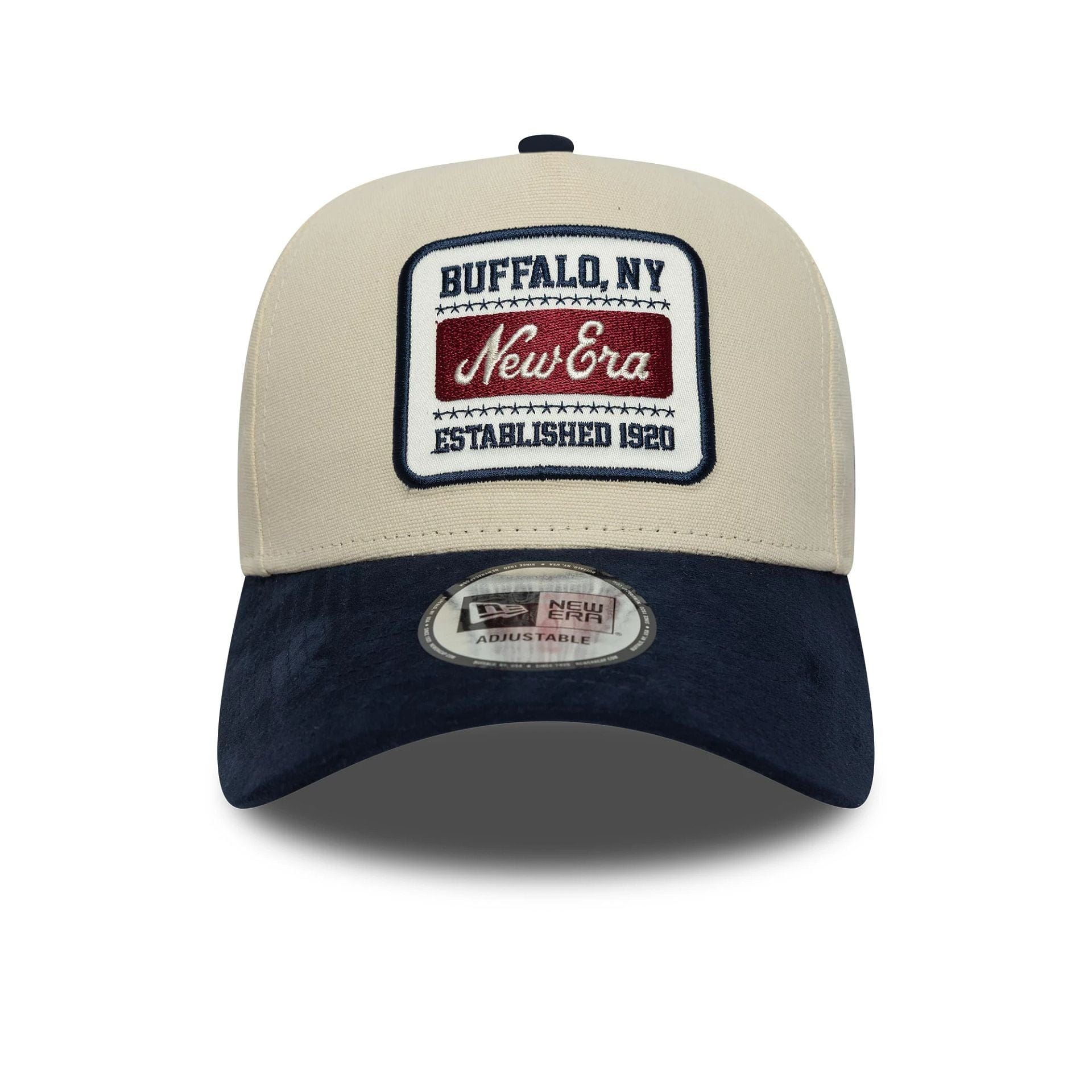 9Forty Aframe New Era Patch Suede - Offwhite/Navy