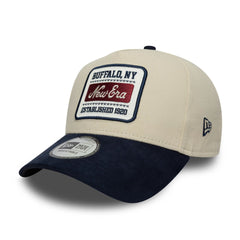 9Forty Aframe New Era Patch Suede - Offwhite/Navy