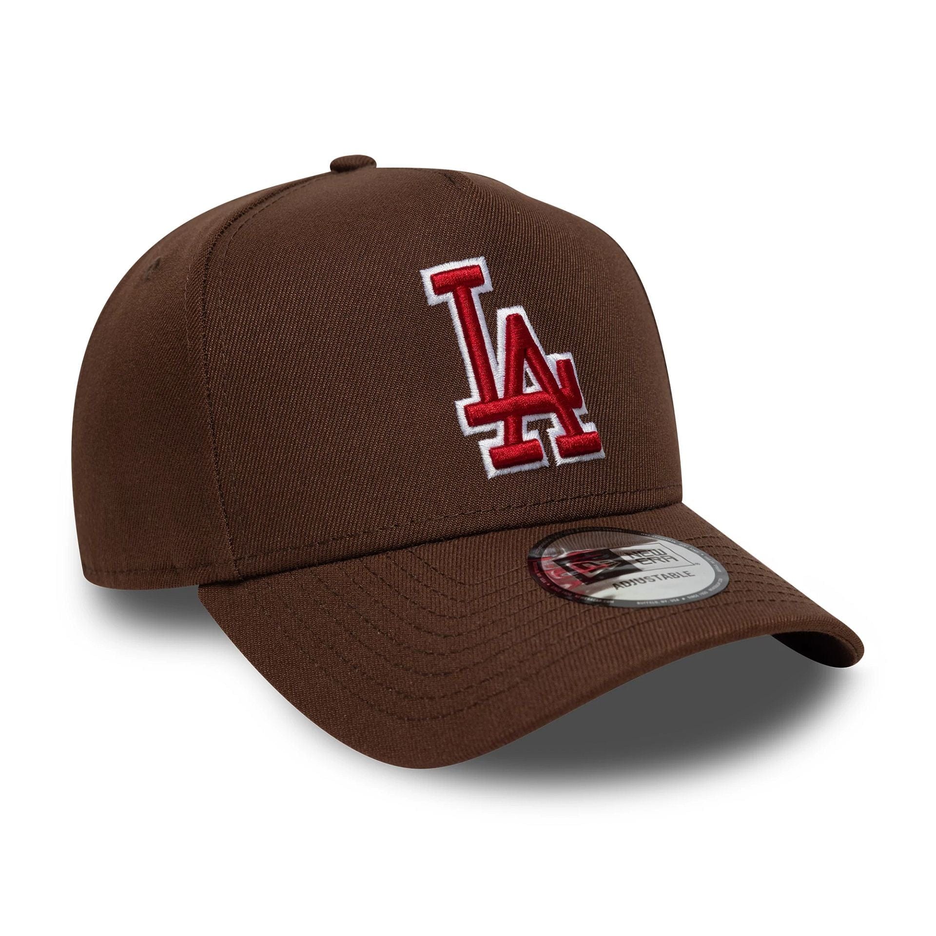 9Forty Aframe Outline Script Los Angeles Dodgers - Brown