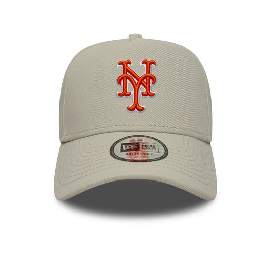 9Forty Aframe Outline Script New York Mets - Stone