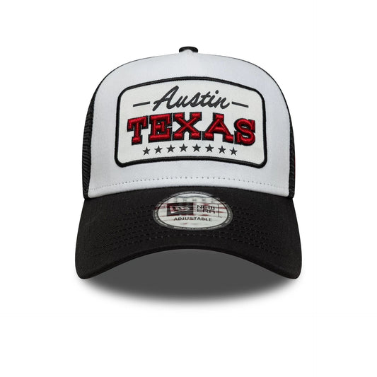 9Forty Aframe Trucker Location Patch - Black/White